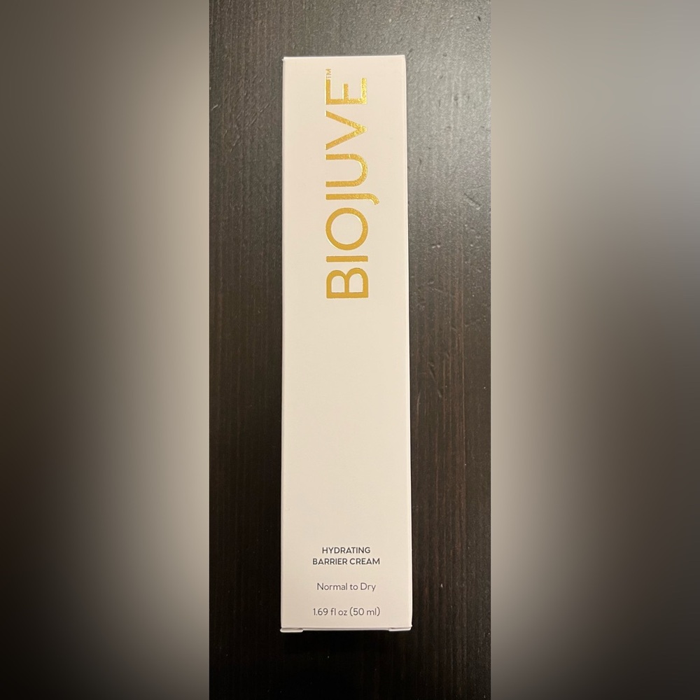 New unused and unopened Biojuve Hydrating Barrier Cream for Normal to Dry Skin.